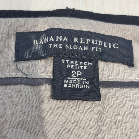 Banana Republic Sloan Fit 2 P Petite Slack Pants Trousers - Picture 3 of 7